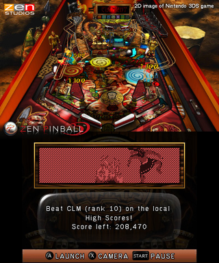 Illustration for article titled Zen Pinball 3D Coming to 3DS via Nintendo eShop This Fall